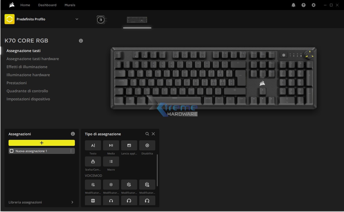 Corsair K70 CORE iCUE 3 60d98