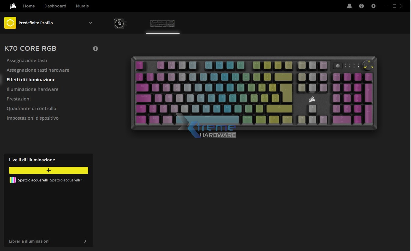 Corsair K70 CORE iCUE 5 fde9b