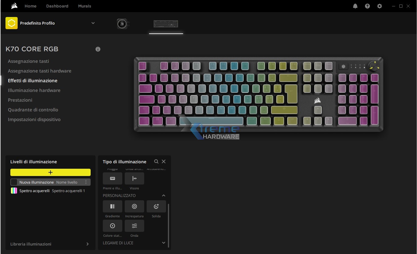 Corsair K70 CORE iCUE 7 382d8